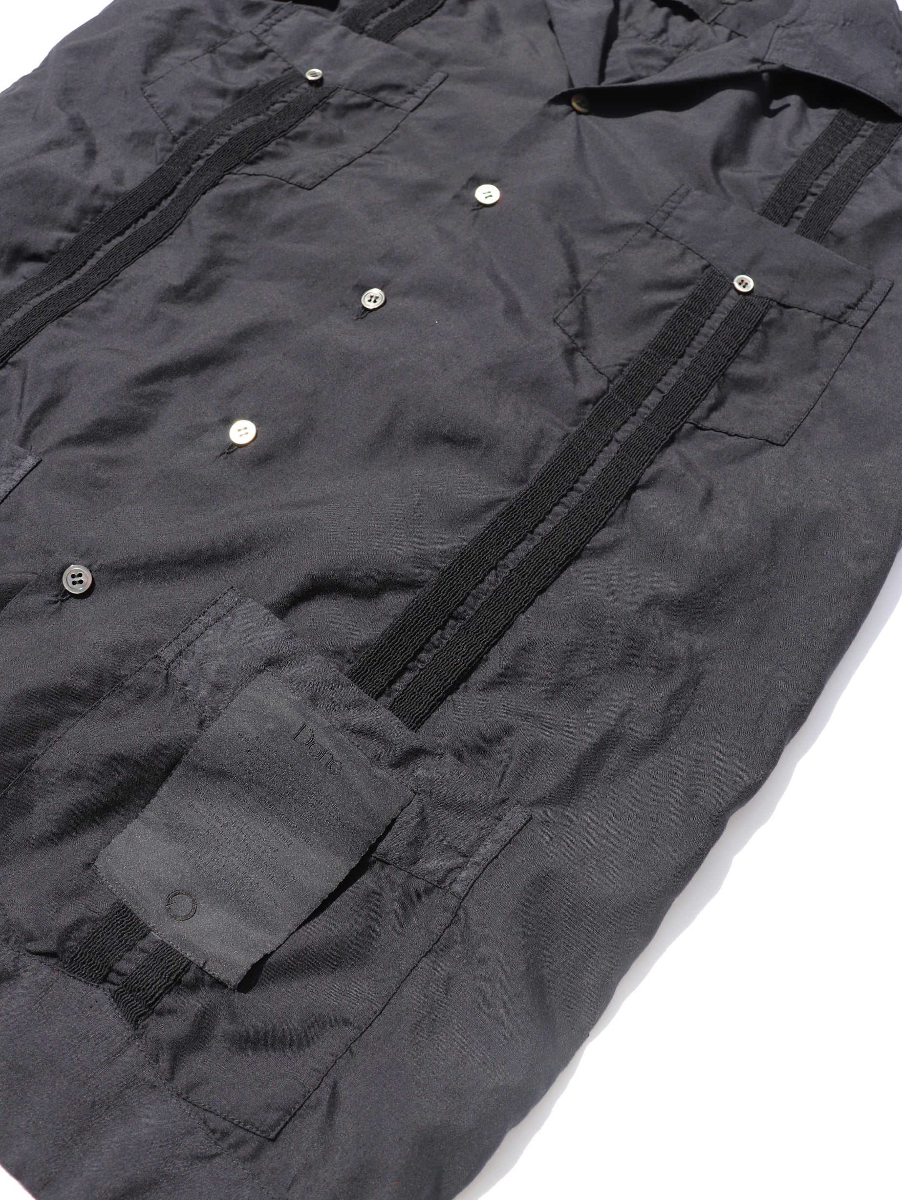 Adam Vintage Cuba Shirts Black Edge taylor made by Done