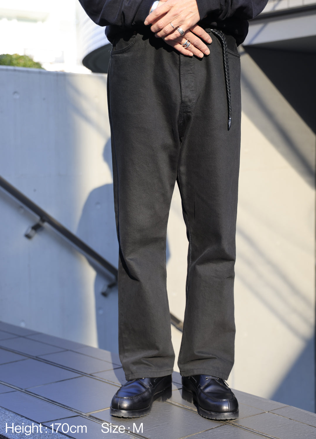 KOSTA - EURO 501 Customize Denim Trousers Black Edge