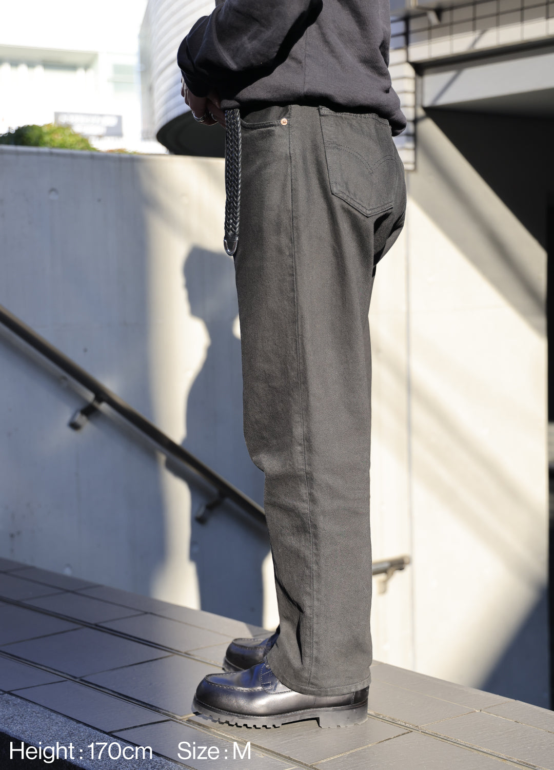 KOSTA - EURO 501 Customize Denim Trousers Black Edge