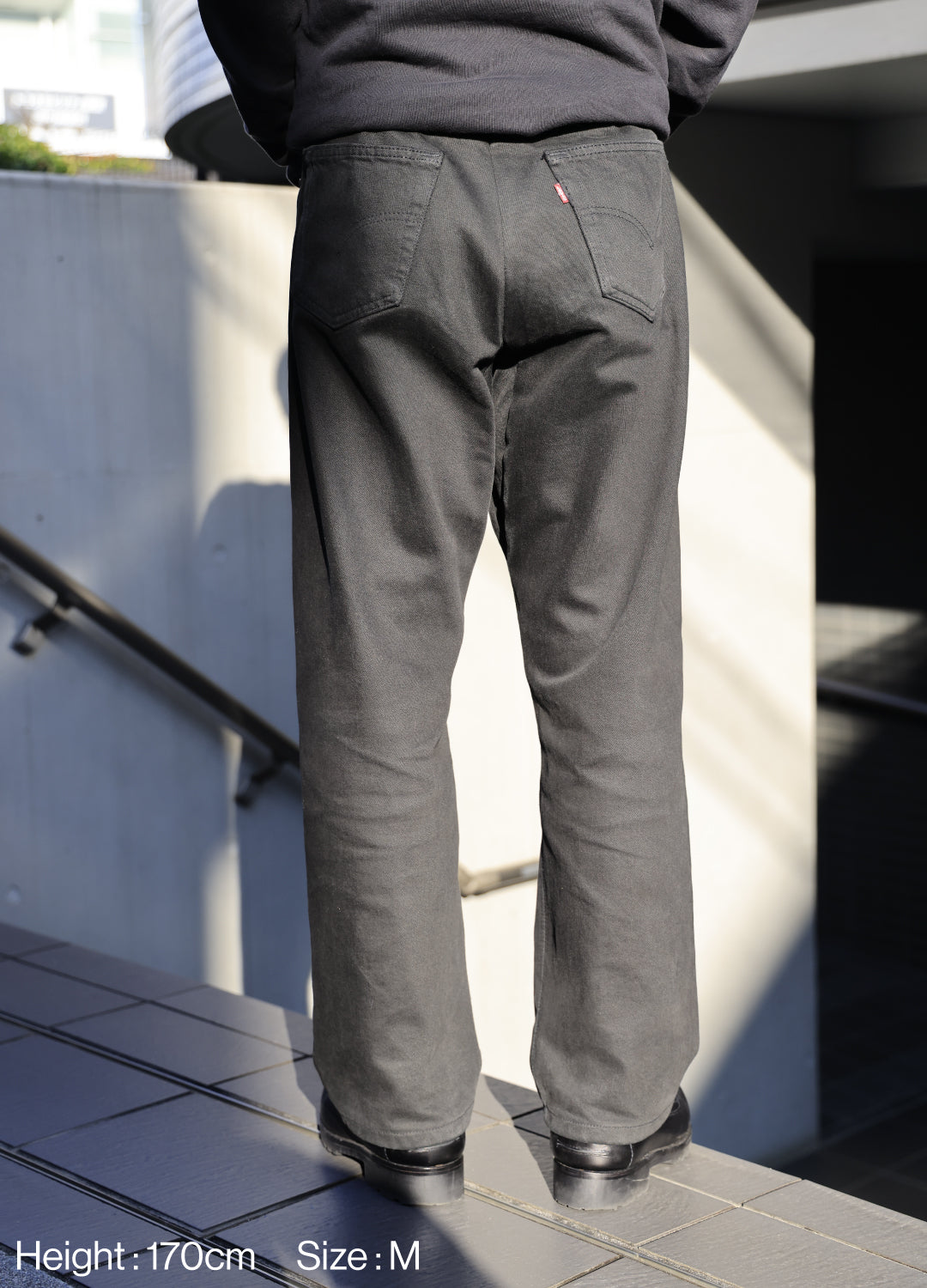 KOSTA - EURO 501 Customize Denim Trousers Black Edge