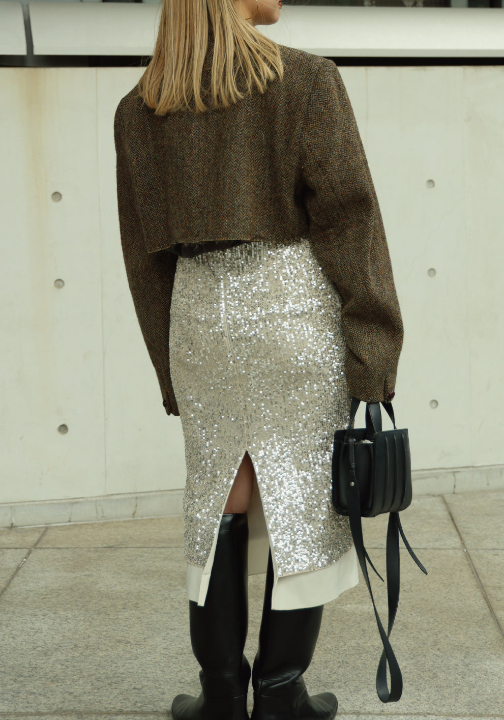 BIG SHOULDER SHORT JACKET - color "A"