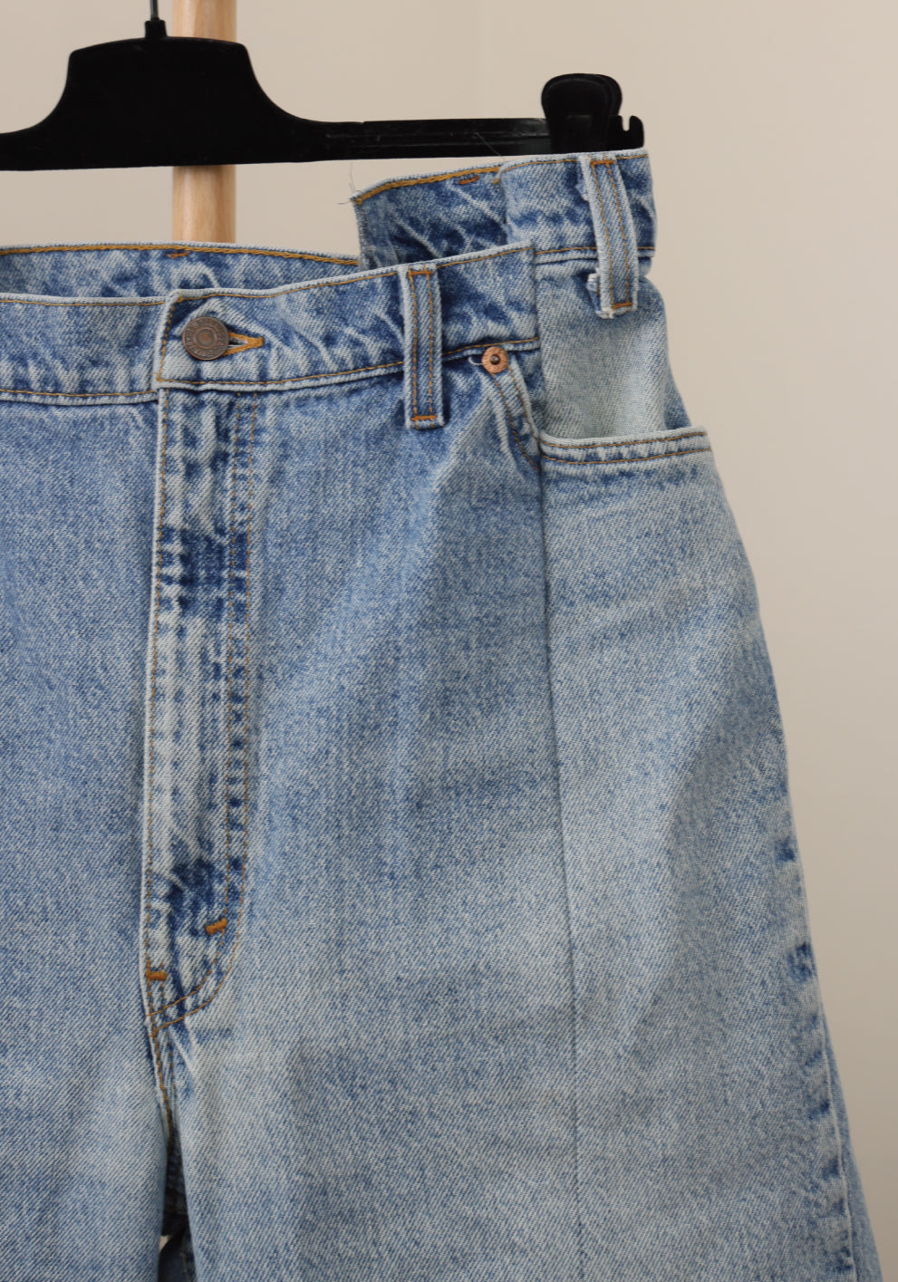 HARF DENIM PANTS - color "A"