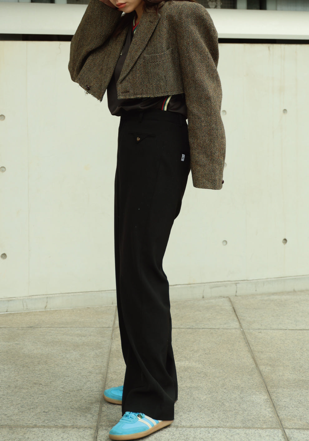 BIG SHOULDER SHORT JACKET - color "A"