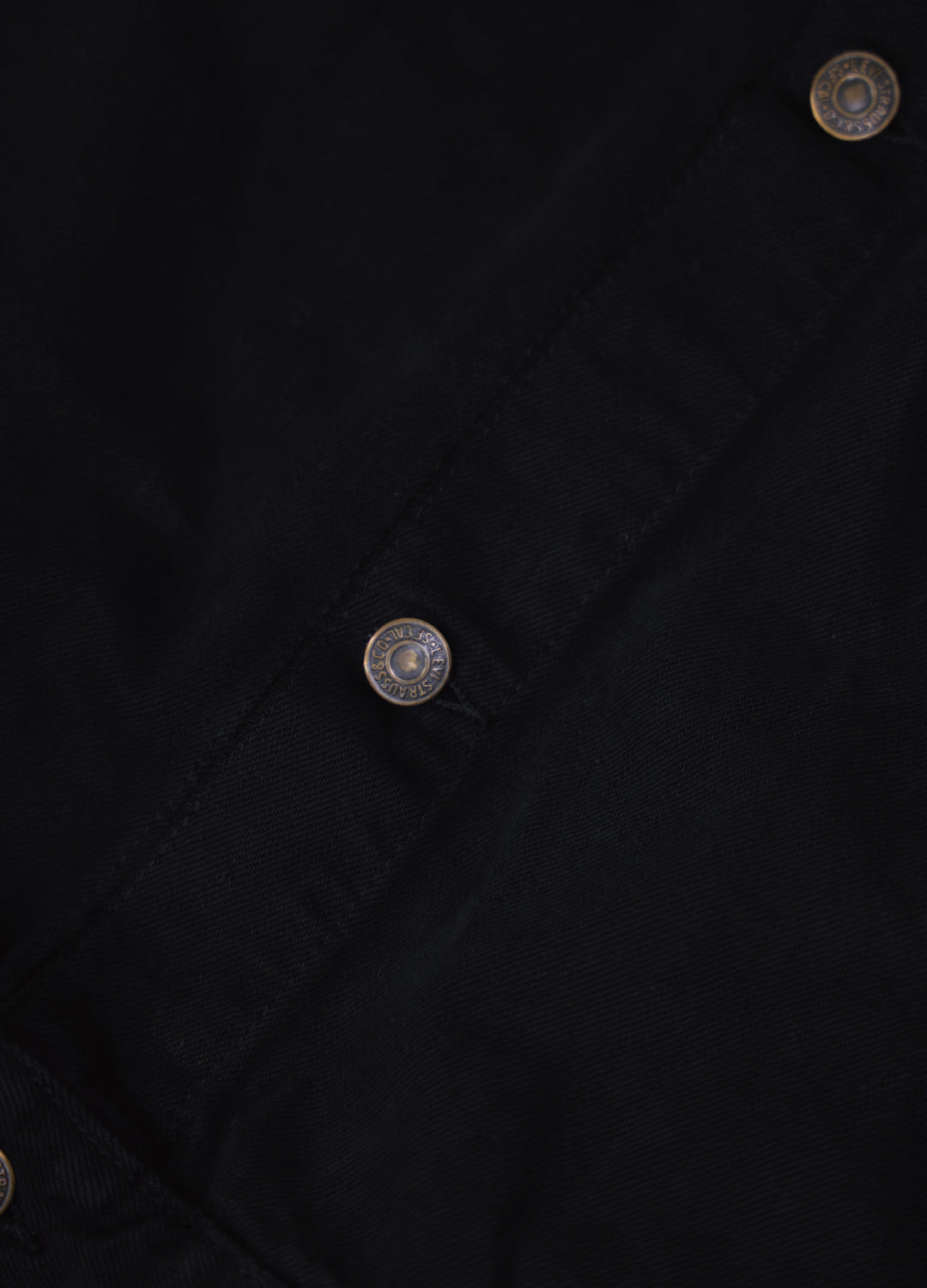 Kim - Euro 70511 2nd Type Denim Jacket Black Edge