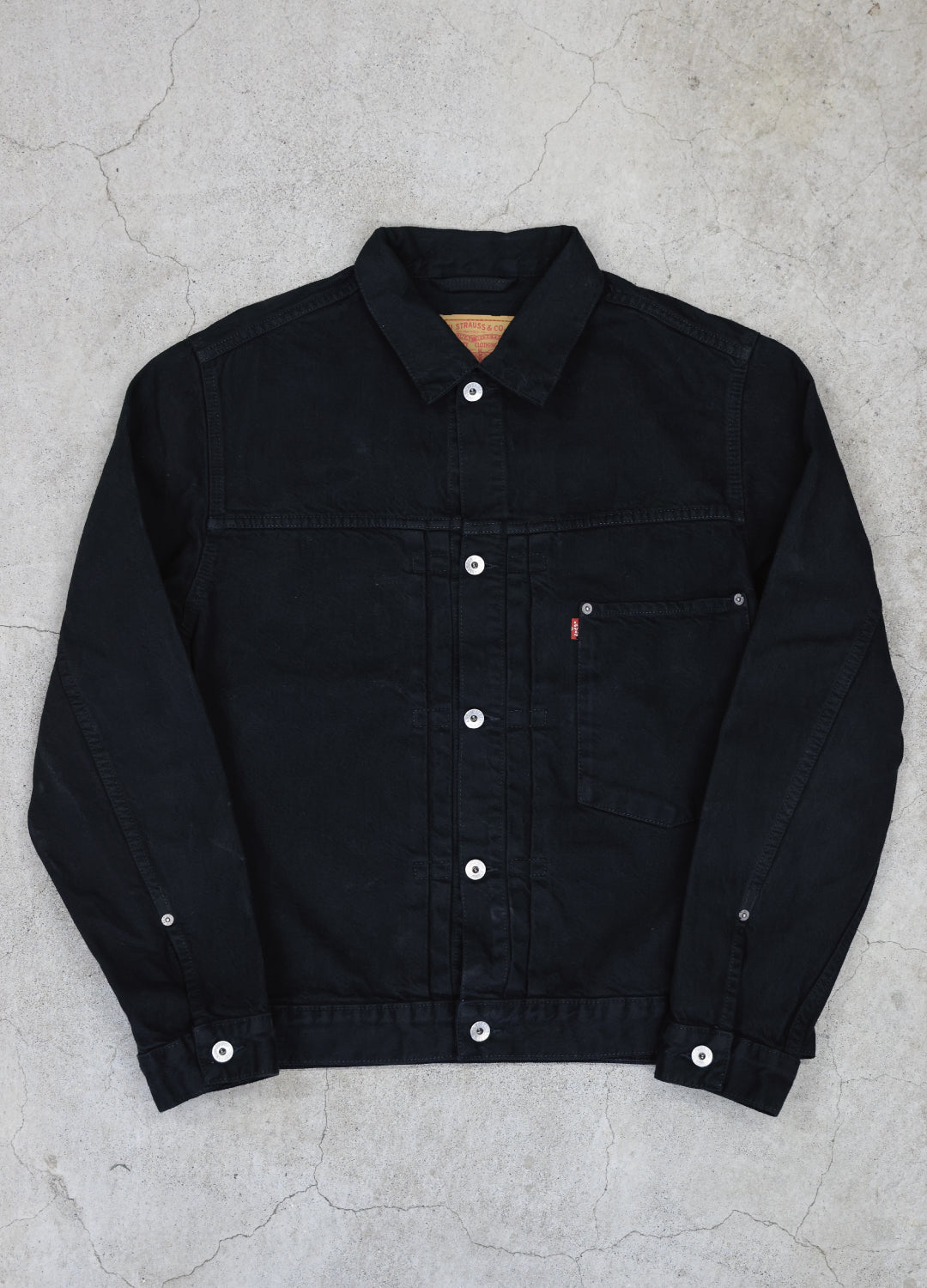 John - EURO 70501 1st Type Denim Jacket Black Edge - Msize