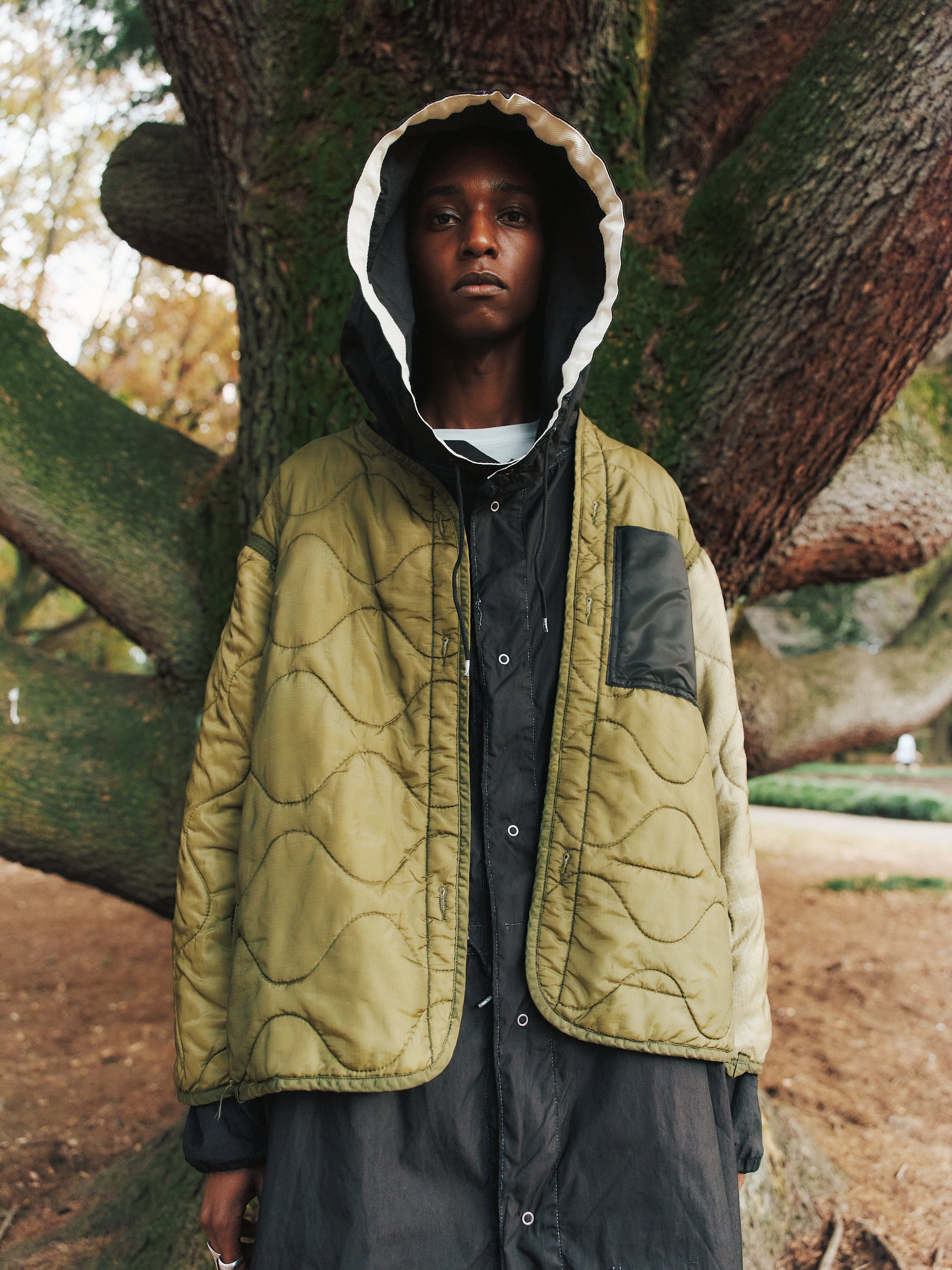 U.S ARMY M-65 QUILTING LINER LIMONTA NYLON POCKET REMAKE