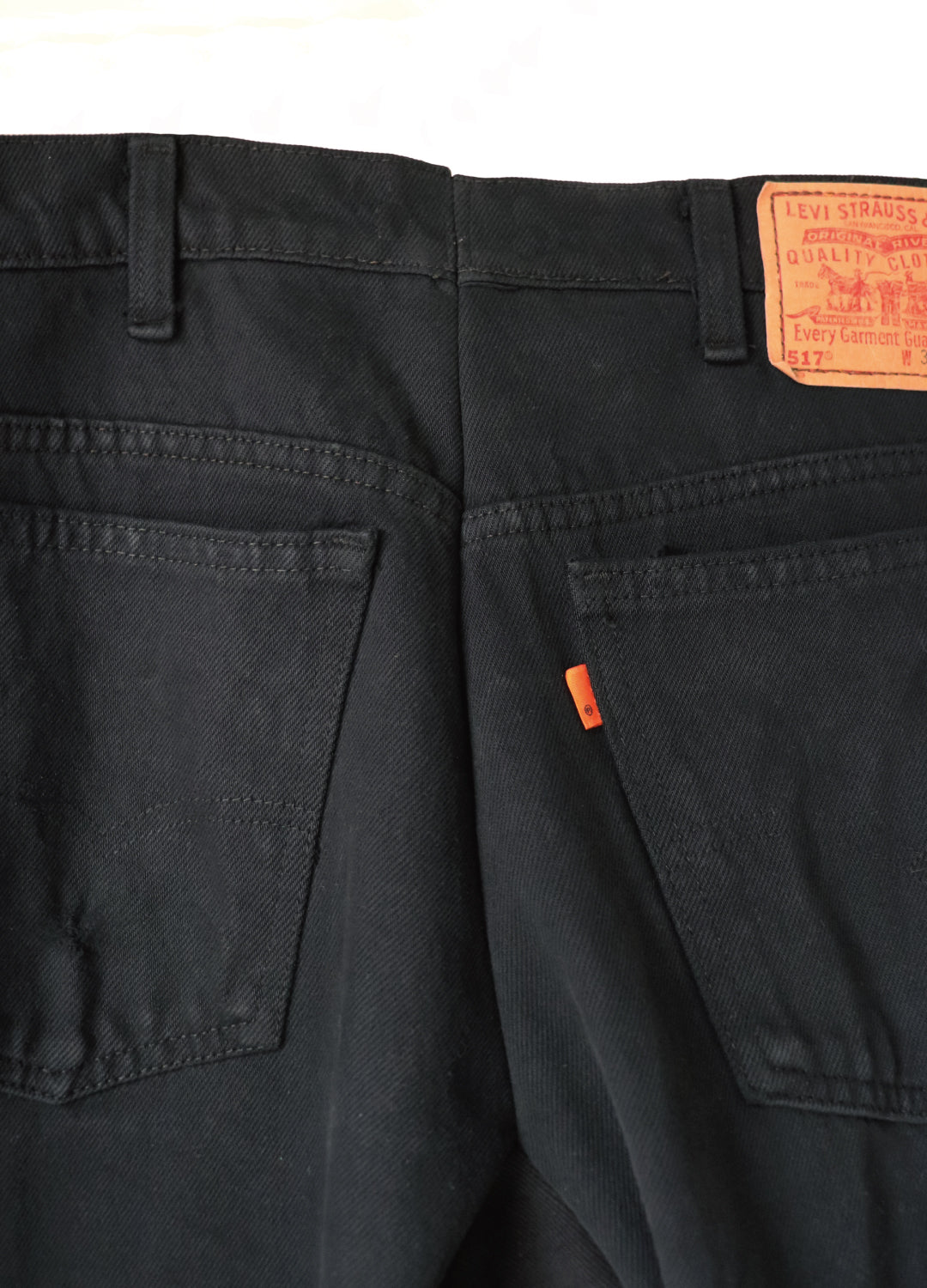 WESTON - USA 517 Customize Boot Cut Denim Pants Black Edge
