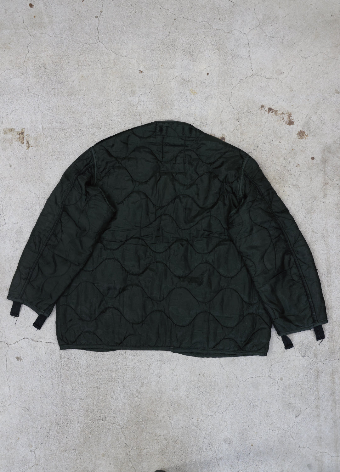 U.S ARMY M-65 QUILTING LINER REMAKE Black Edge - M size .