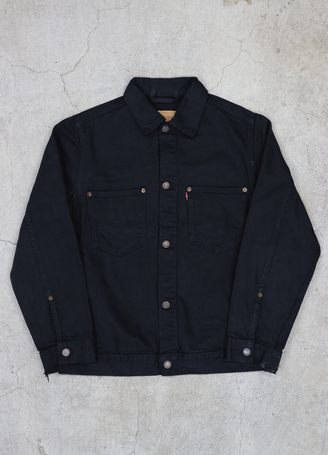 Kim - Euro 70511 2nd Type Denim Jacket Black Edge - S size