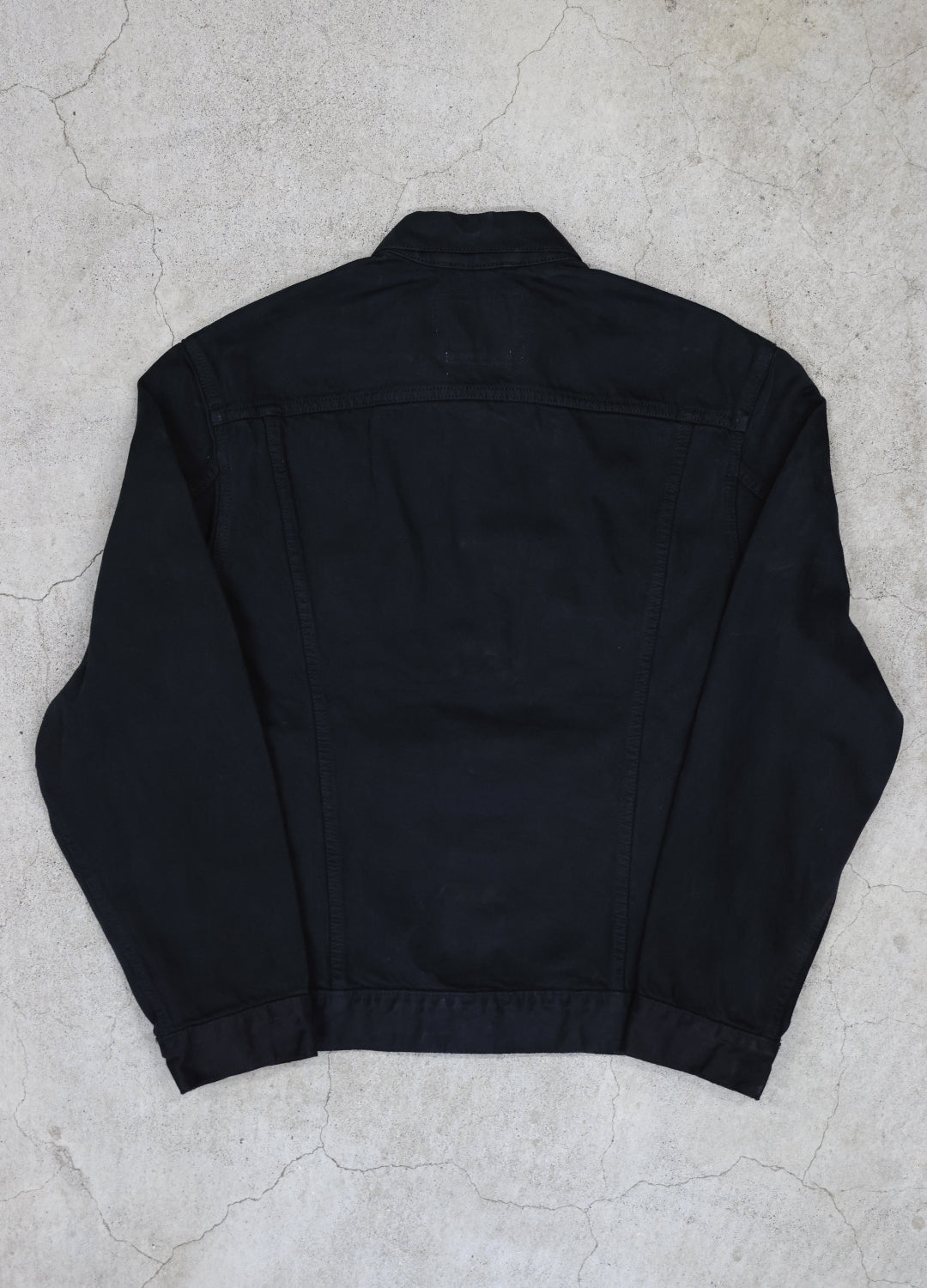 Izzy - Euro 70503 3rd Type Denim Jacket Black Edge - M size