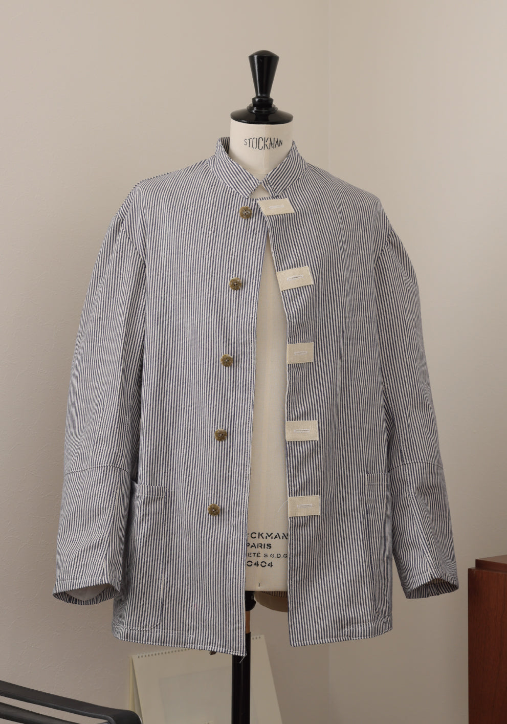 HICKORY STRIPE SHIRT JACKET