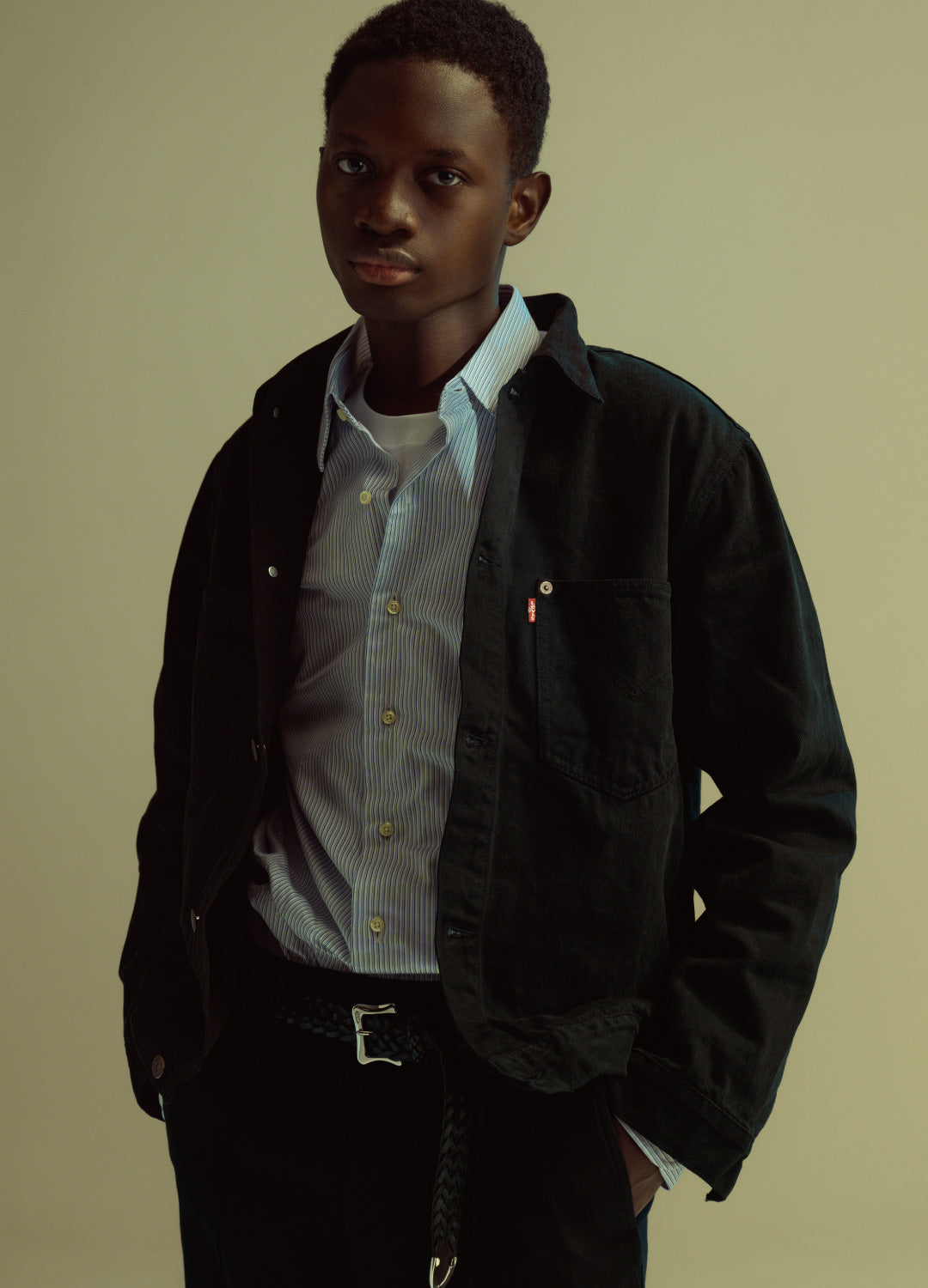 Kim - Euro 70511 2nd Type Denim Jacket Black Edge