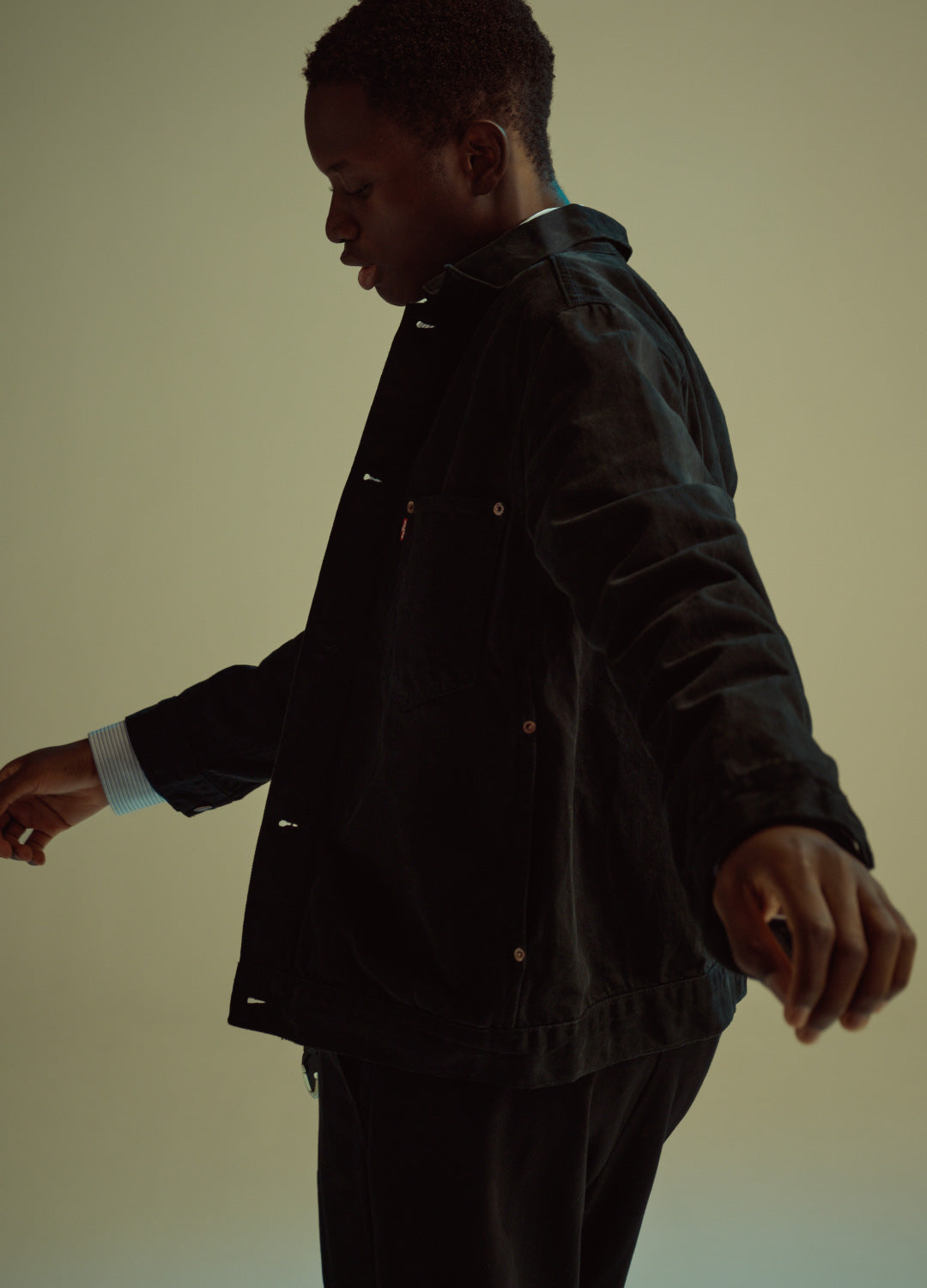 Kim - Euro 70511 2nd Type Denim Jacket Black Edge