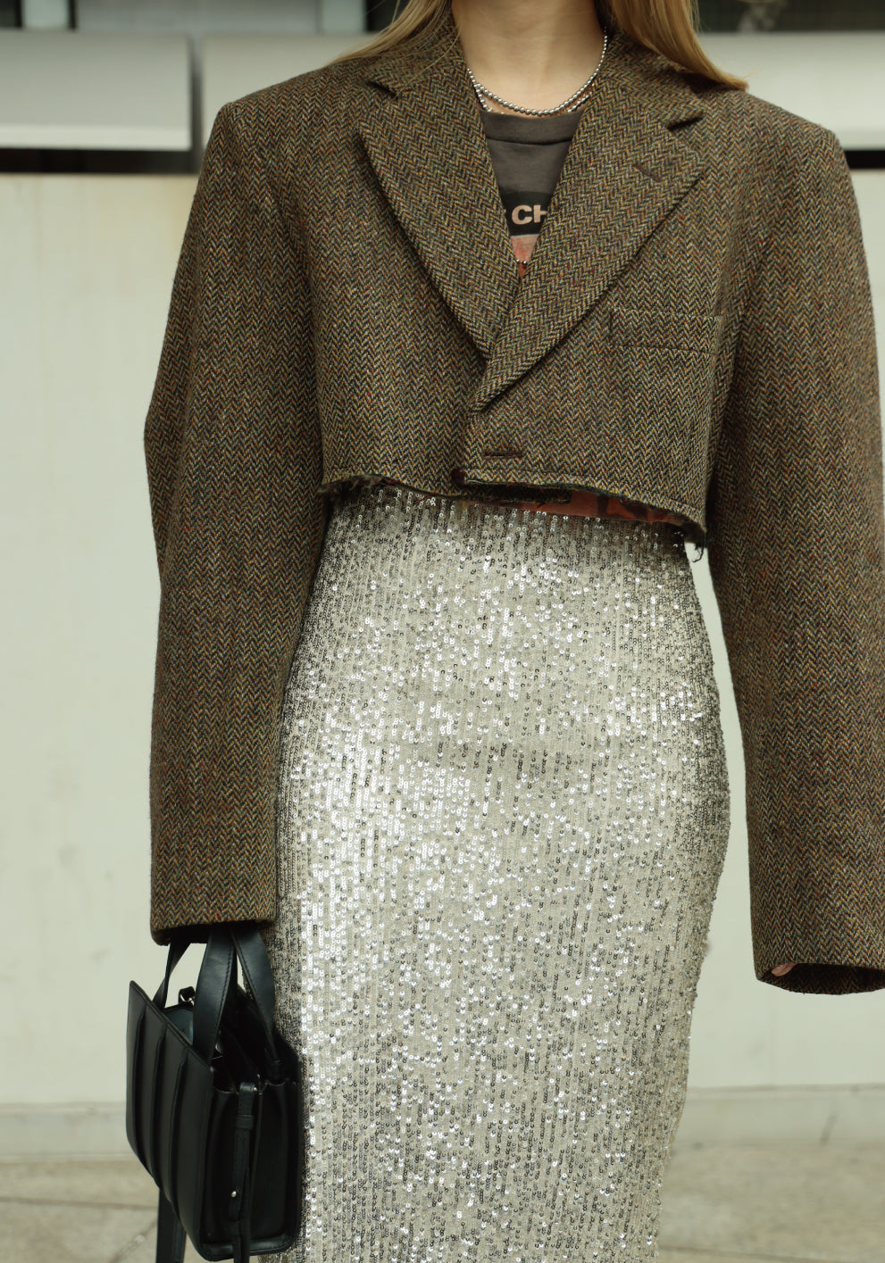 BIG SHOULDER SHORT JACKET - color "A"