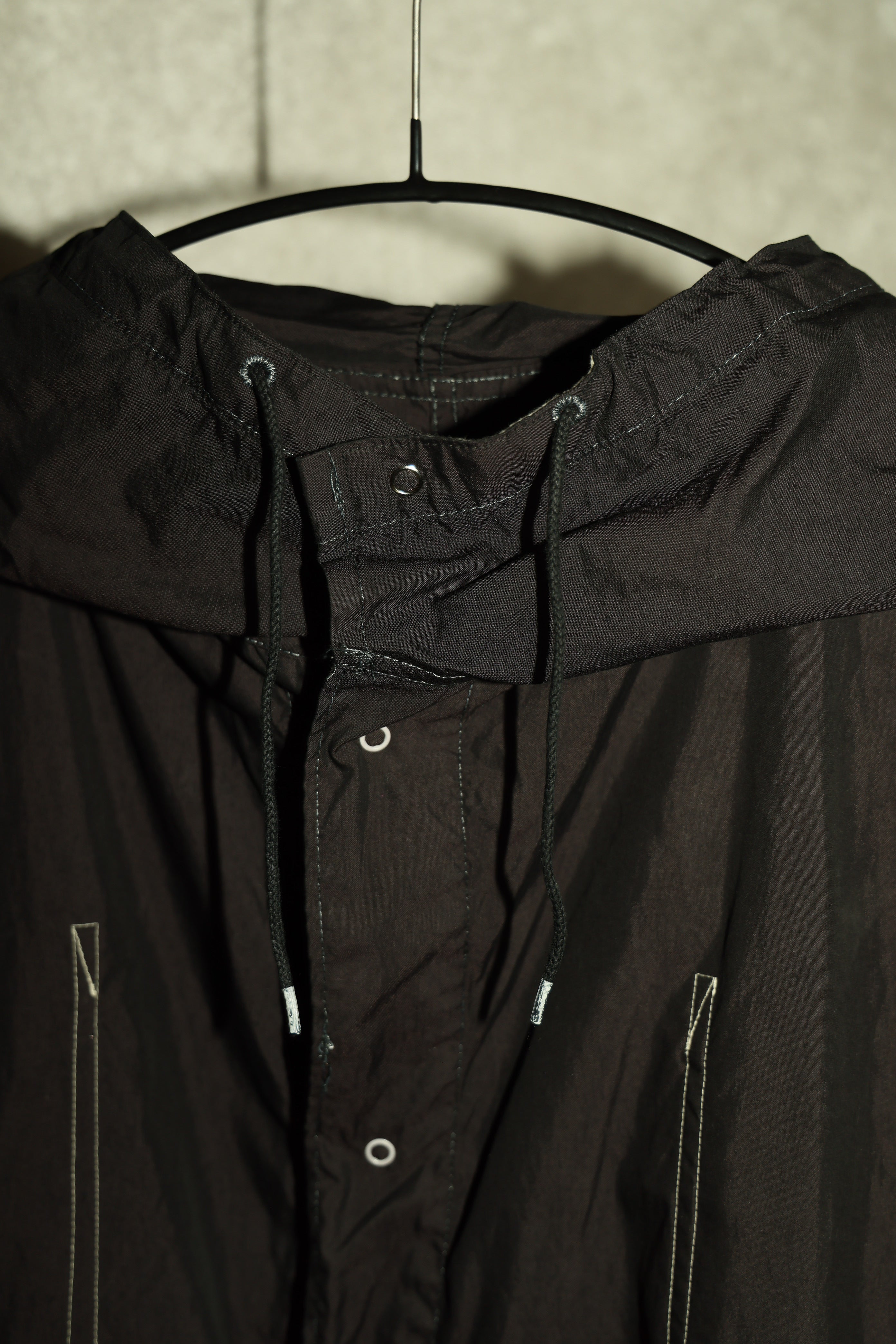 U.S. ARMY SNOW CAMO PARKA REMAKE(BLACK)