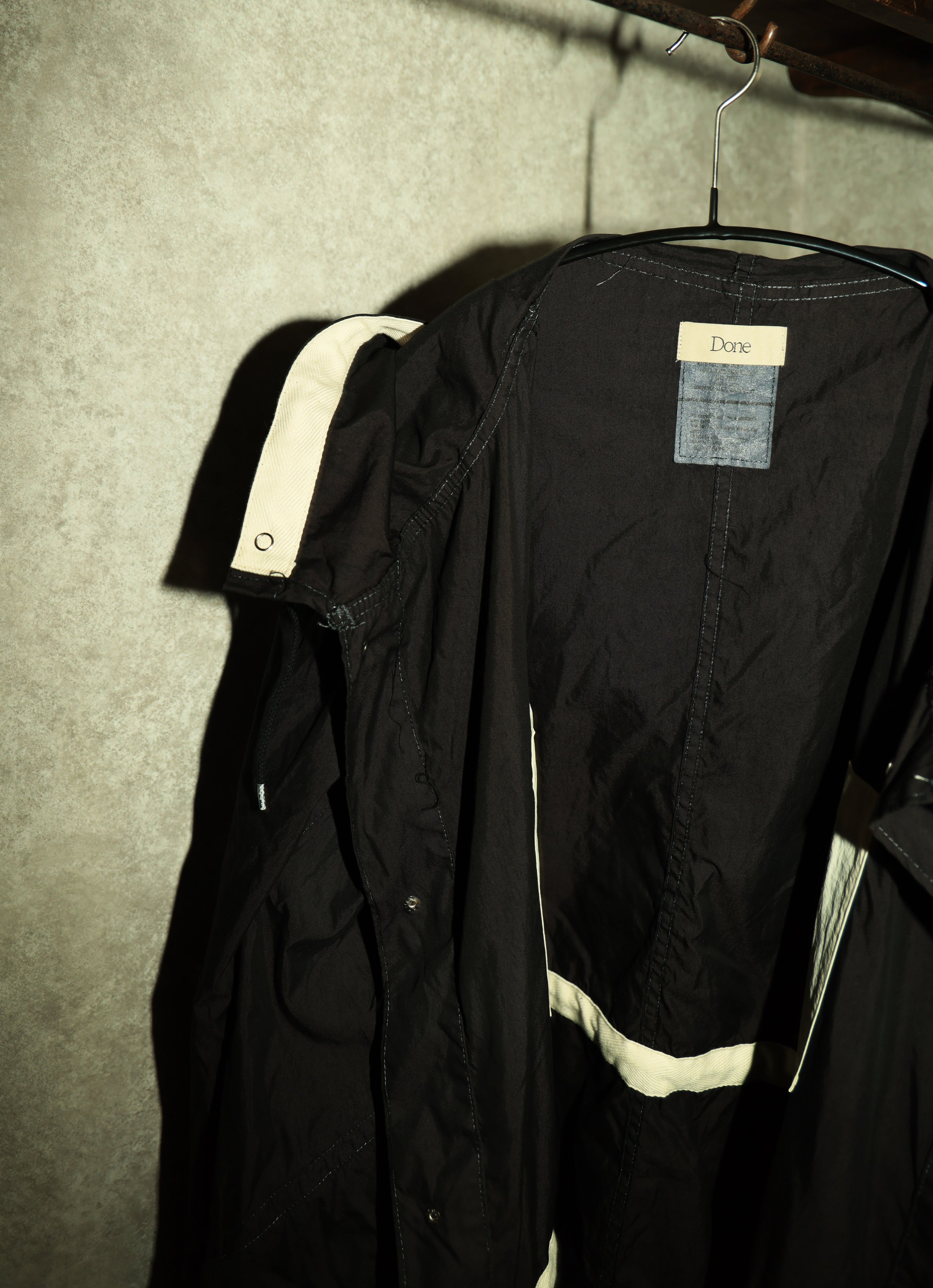 U.S. ARMY SNOW CAMO PARKA REMAKE(BLACK)