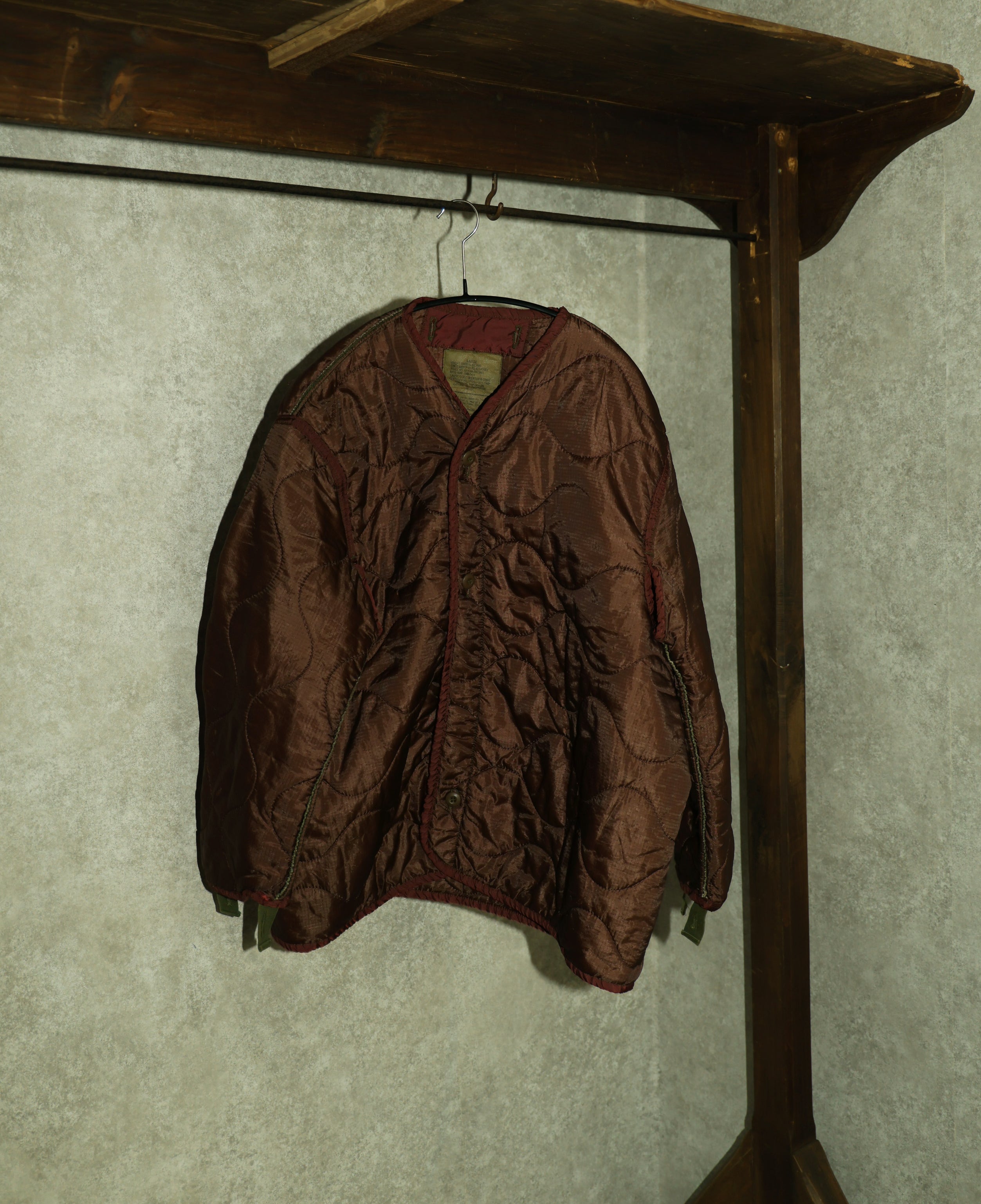 U.S ARMY M-65 QUILTING LINER REMAKE(BROWN)