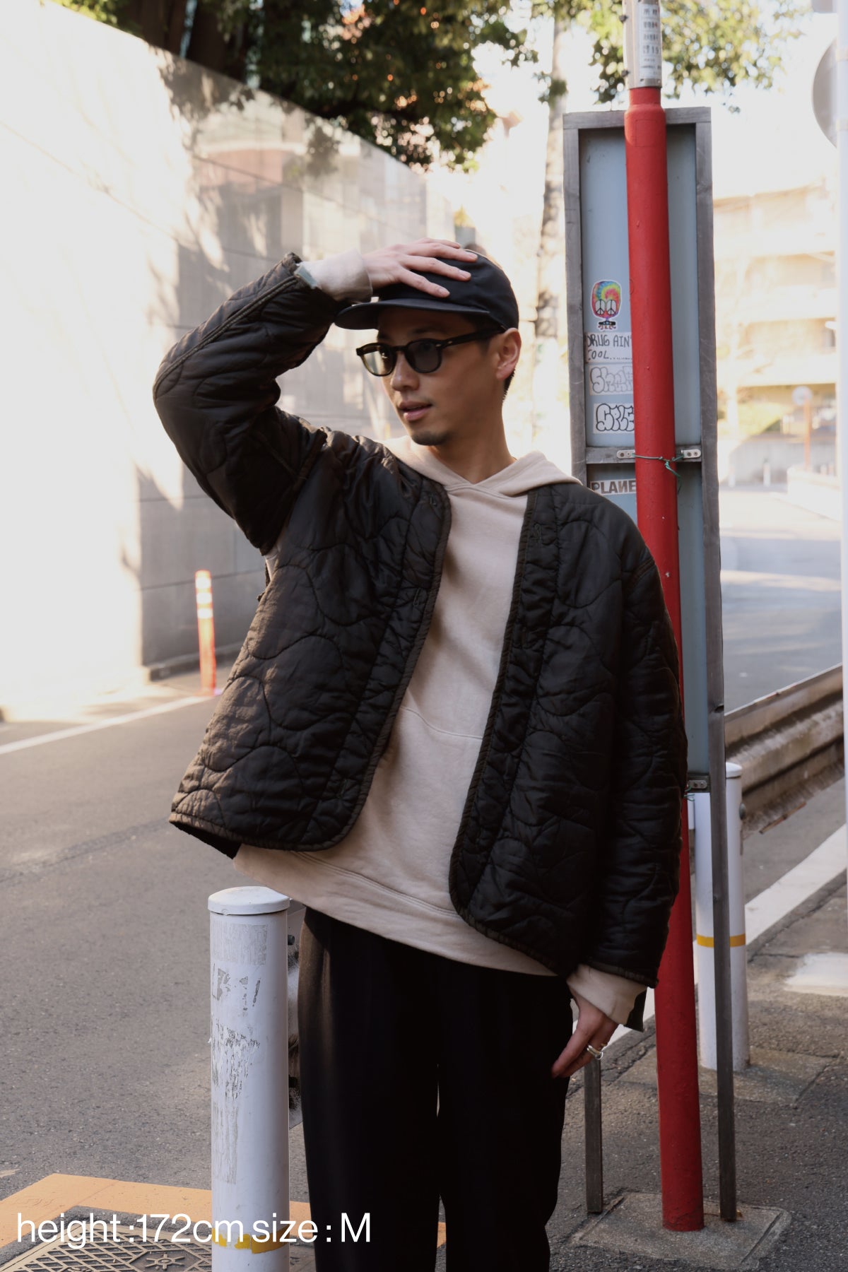 U.S ARMY M-65 QUILTING LINER REMAKE(DARK BROWN)