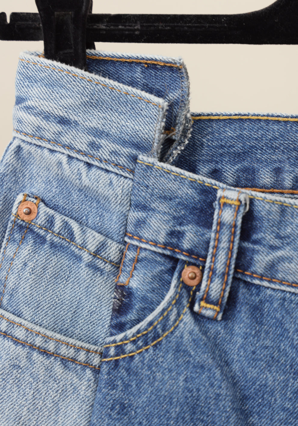 HARF DENIM PANTS - color "C"