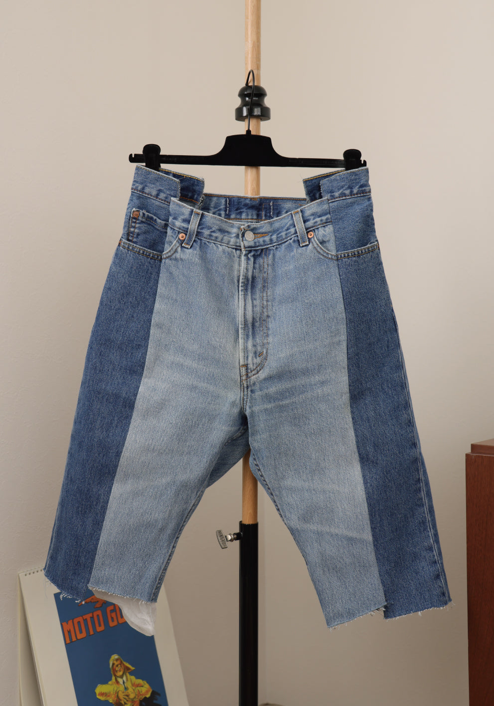 HARF DENIM PANTS - color "D"