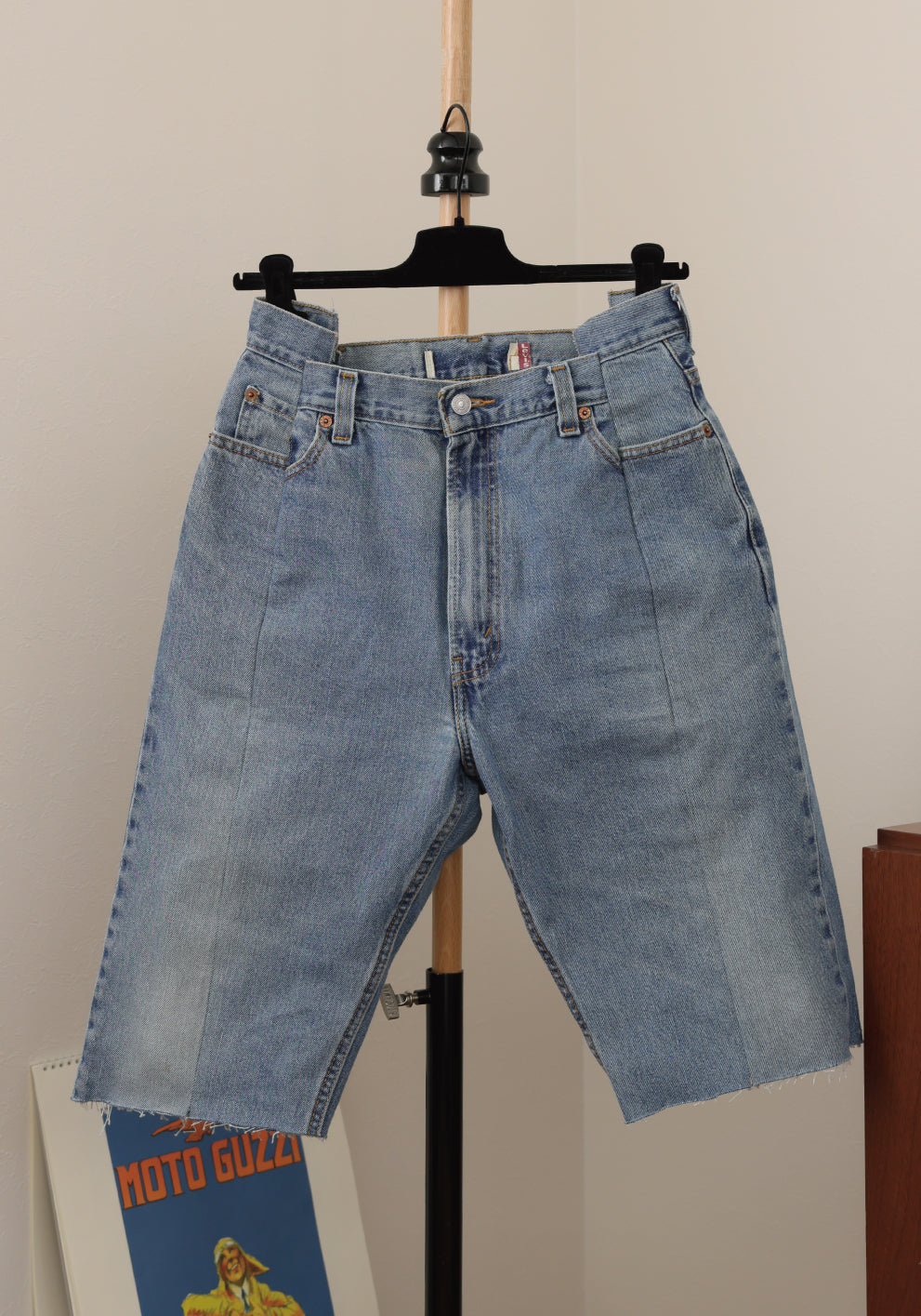 HARF DENIM PANTS - color "B"