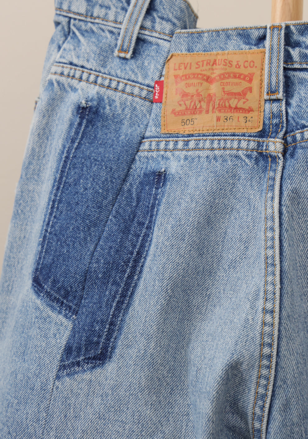 HARF DENIM PANTS - color "A"