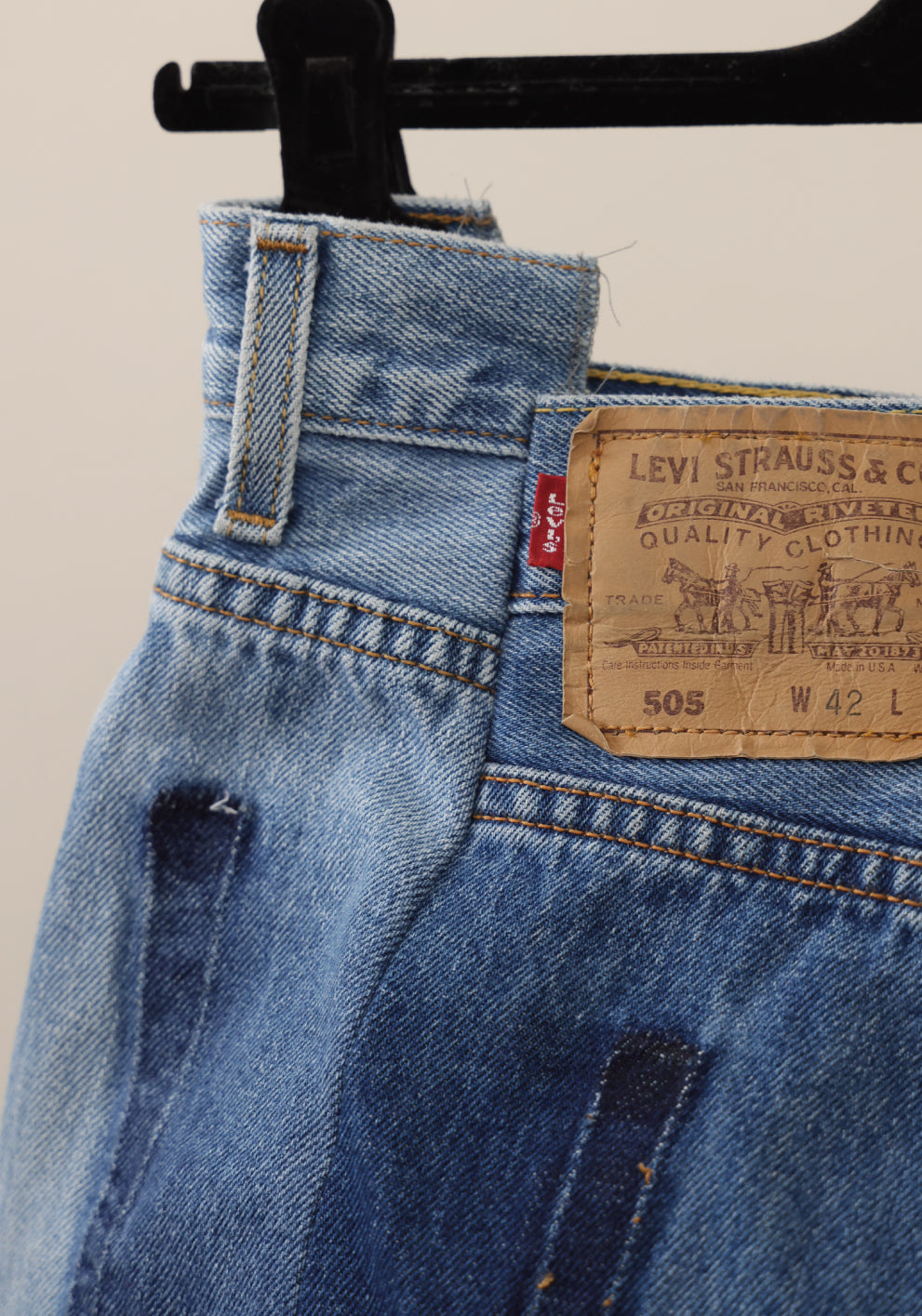 HARF DENIM PANTS - color "C"