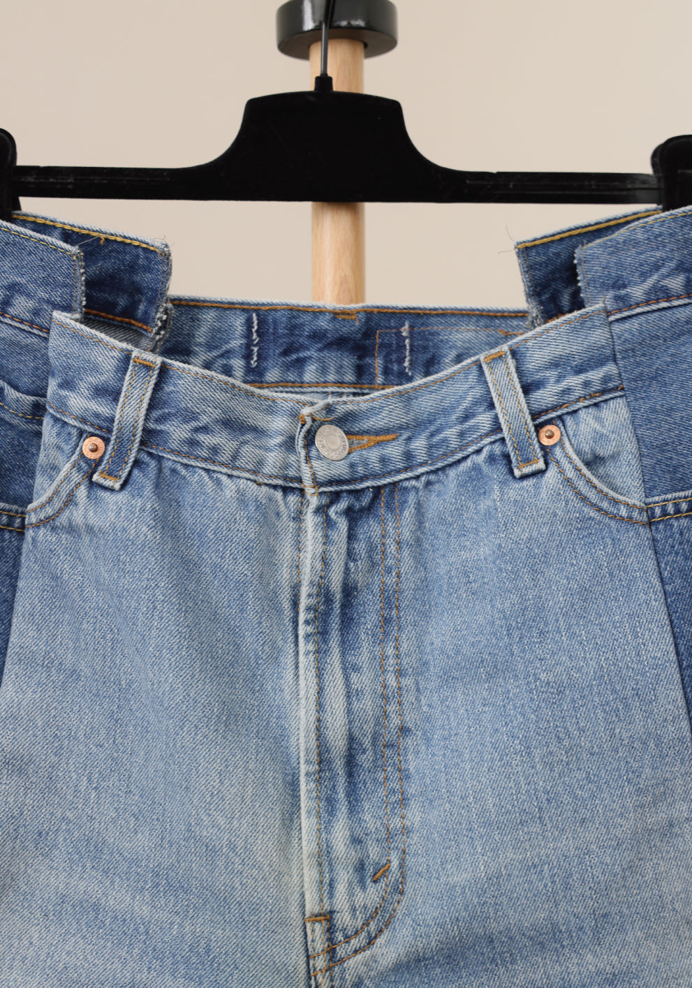 HARF DENIM PANTS - color "D"