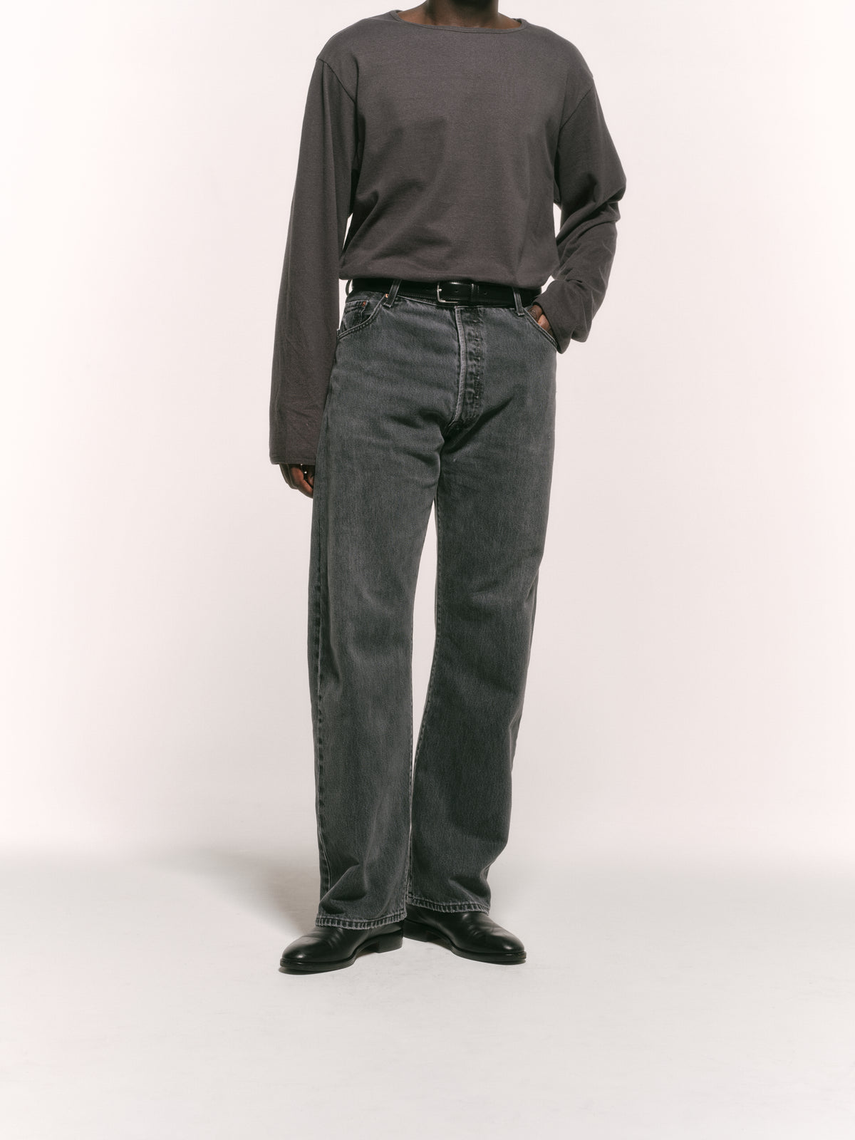 10/9 19:00 release BASTIAAN JEAN Vintage Denim re-edit collection (Black-L)