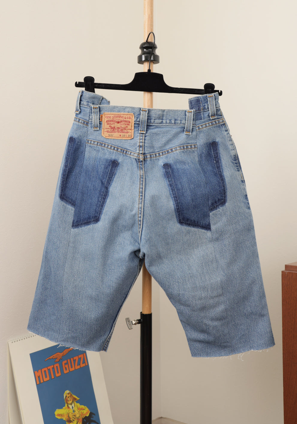 HARF DENIM PANTS - color "B"