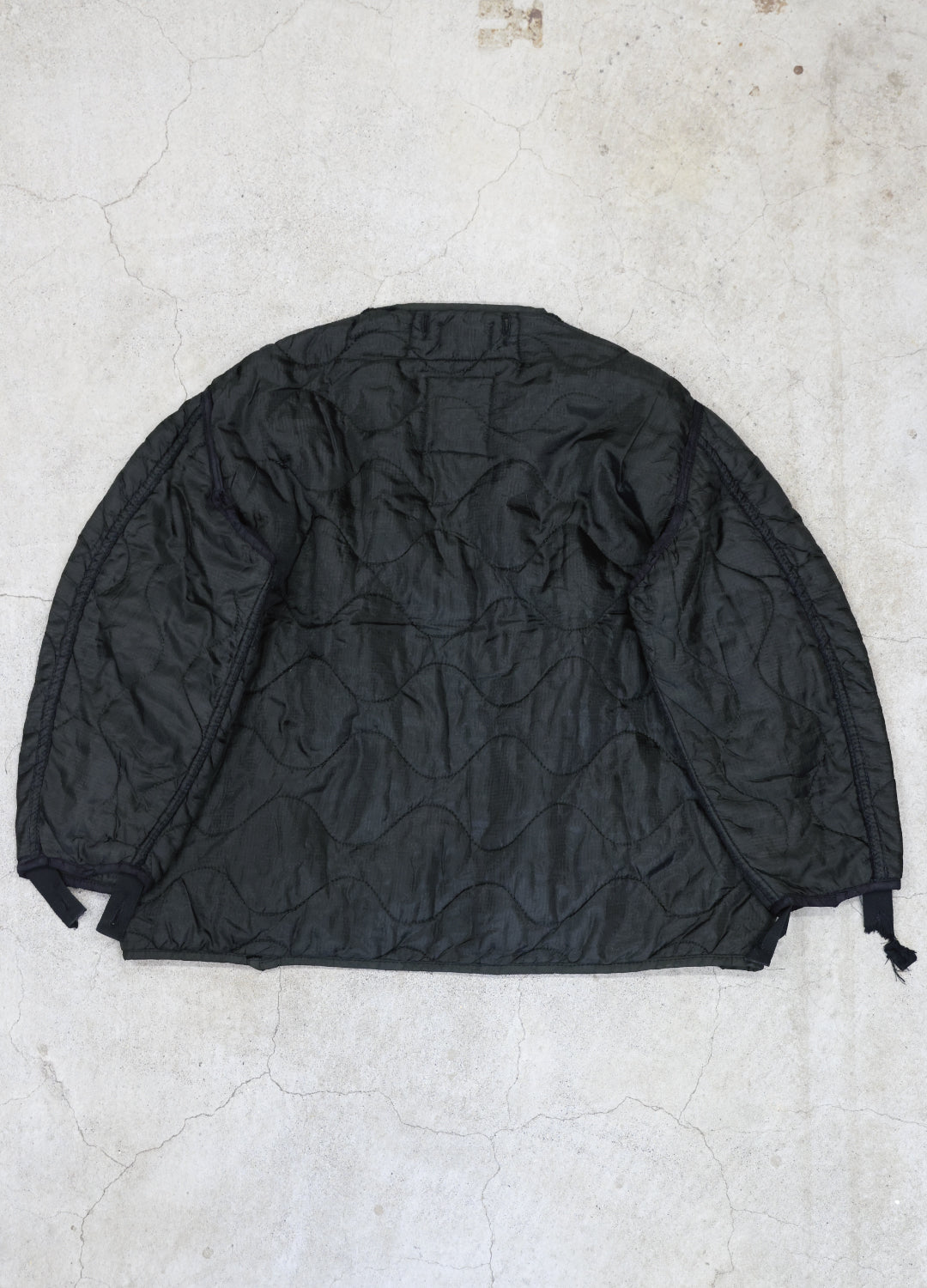 12/14 12:00 発売開始  U.S ARMY M-65 QUILTING LINER REMAKE Black Edge - XL size