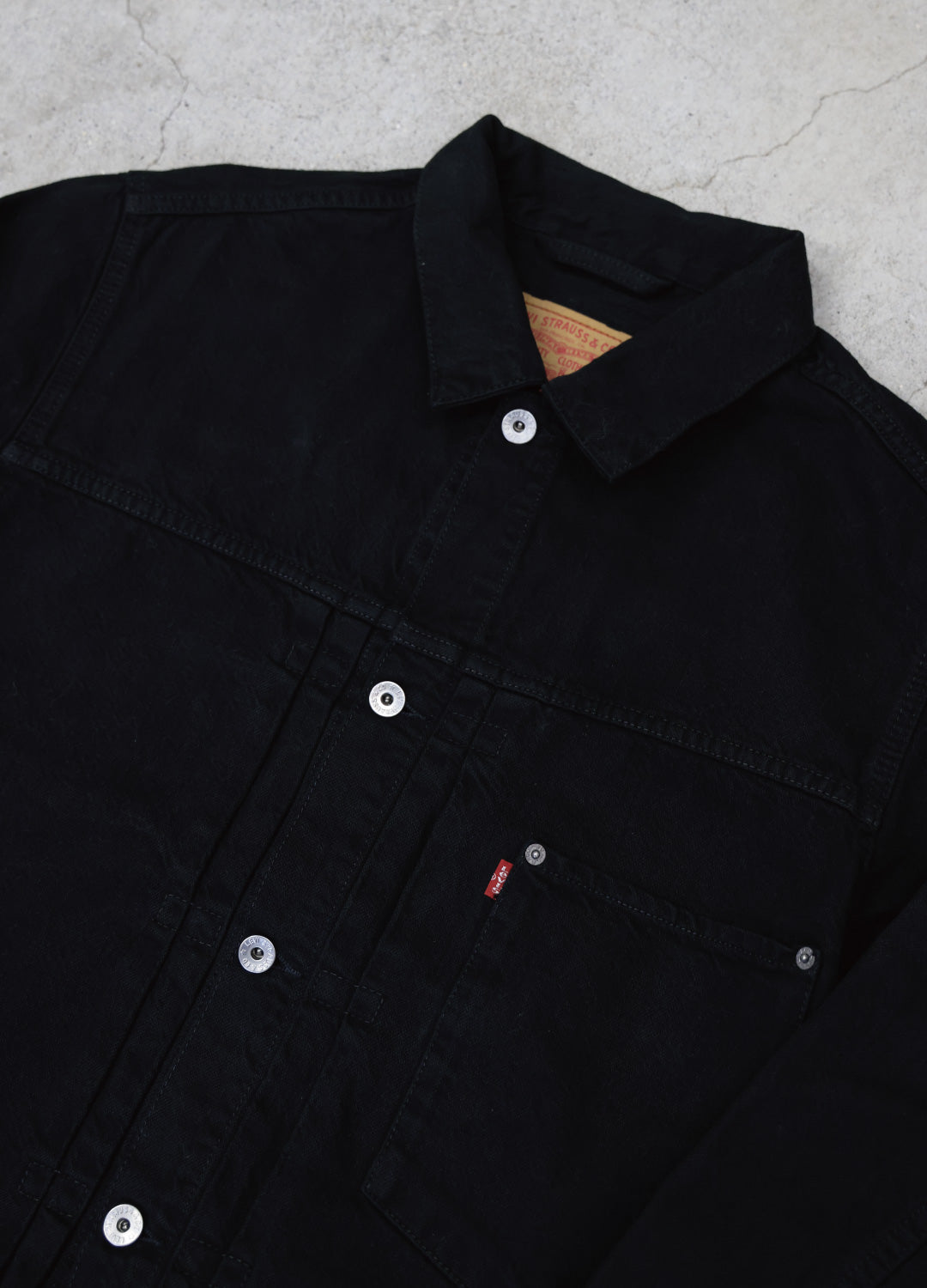 12/14 12:00 発売開始 John - EURO 70501 1st Type Denim Jacket Black Edge - Msize