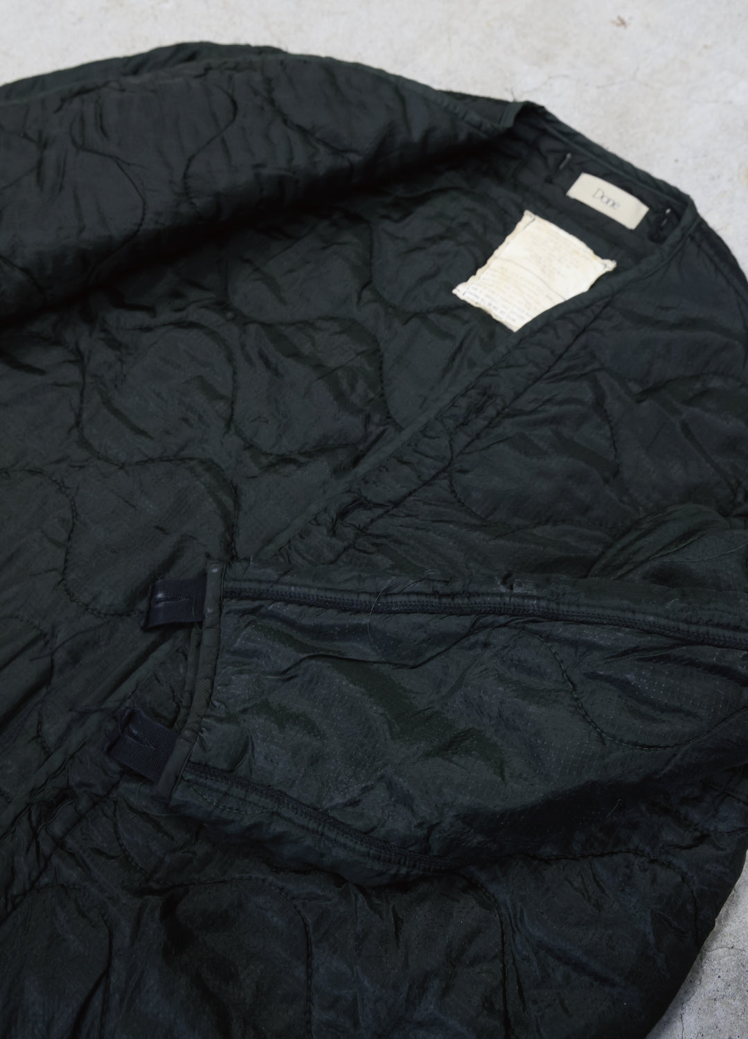 12/14 12:00 発売開始  U.S ARMY M-65 QUILTING LINER REMAKE Black Edge - L size