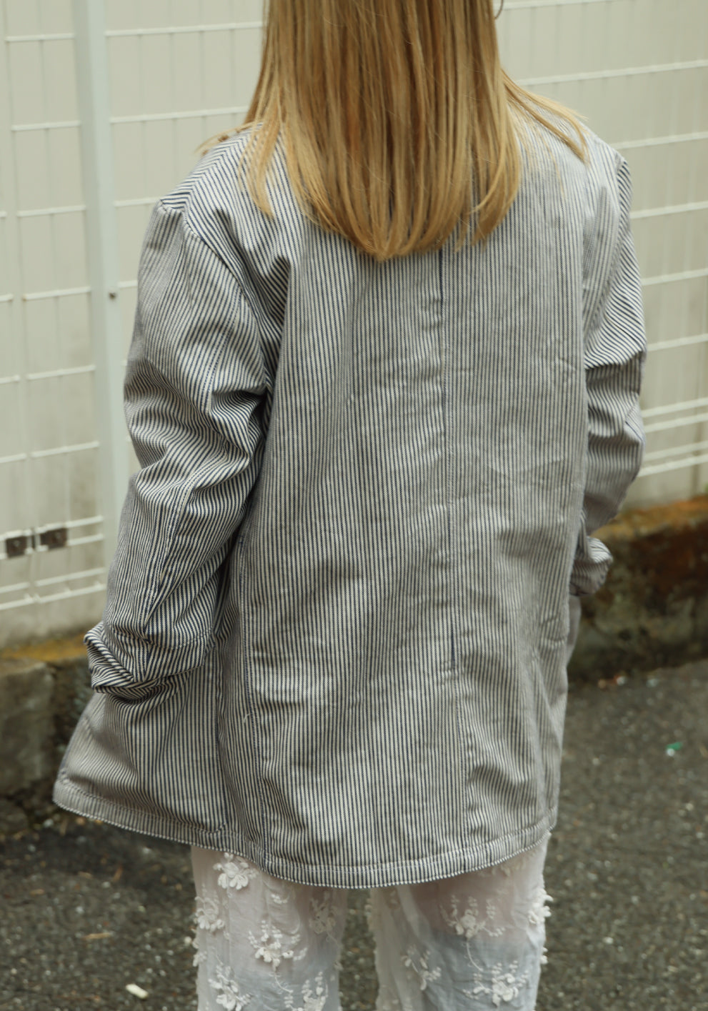 HICKORY STRIPE SHIRT JACKET