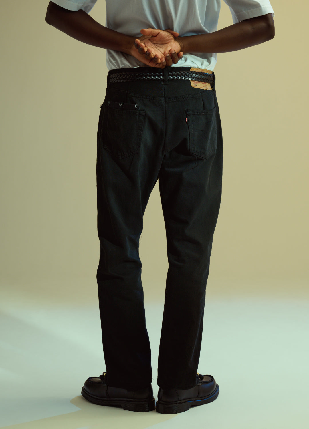 KOSTA - EURO 501 Customize Denim Trousers Black Edge