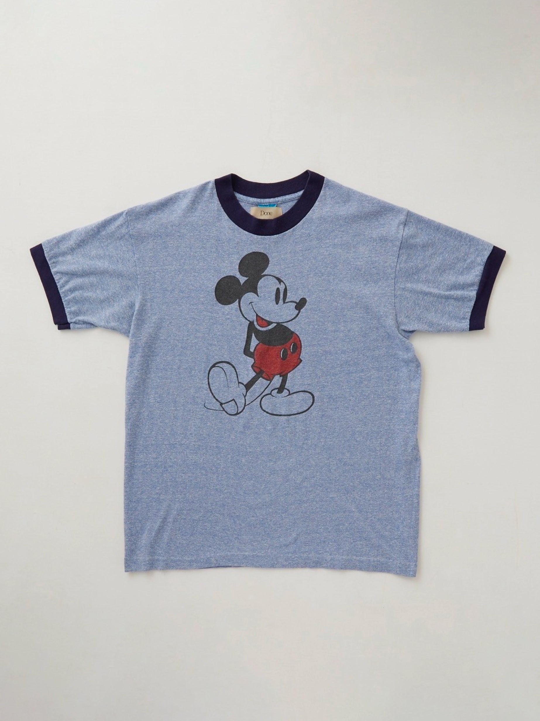 MIC TEE Vintage Character Print T-Shirt re-edit by Done