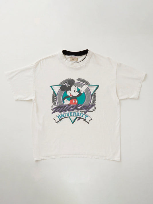 【7/26 19:00 発売開始】MIC TEE Vintage Character Print T-Shirt re-edit by Done