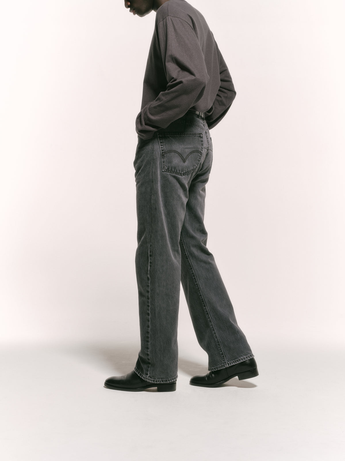 10/9 19:00 release BASTIAAN JEAN Vintage Denim re-edit collection (Black-L)